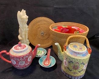 Assorted Tea service items