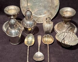 032 Small Silver Serving Items