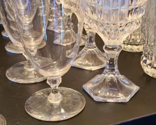 Crystal by Cambridge, Fostoria and Tiffin