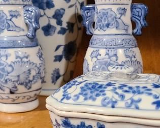 Lots of Blue and White Porcelains