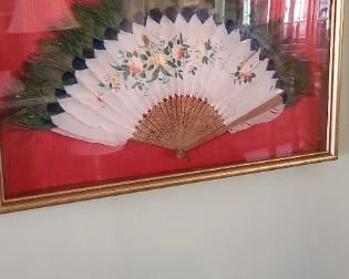 Antique Framed Fan