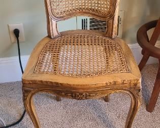 French Caned Chair 