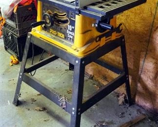Pro-Tech 10" Bench Saw, Model 4106, On Stand