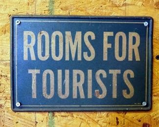 Collectible Signs Including Hindlers Ice Cream, Little African Licorice Drops, Rooms For Rent, Baby Ruth Saf-T-Pops, And More, Qty 5