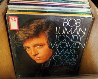 LP Record Album Collection Including Marty Robins, Bobby Vinton, Linda Ronstadt, Don Williams, Loretta Lynne, And More, Approx Qty 50