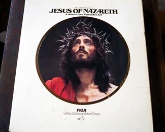 Jesus Of Nazareth RCA Select A Vision Video Disk Set, Sealed In Package With Box