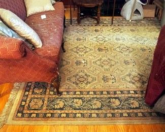 Woven Area Rug, 94" x 134"