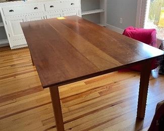 Cherry Table - 3'4" x 7'  - with extensions