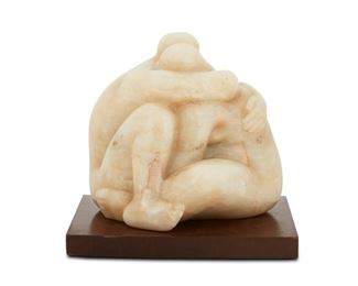 79
Felipe Castañeda
b. 1933, Mexican
"Los Amantes," 1971
Onyx on wood base
Signed and dated: F. Castaneda / 1971
11.5" H x 11" W x 9" D
Estimate: $3,000 - $5,000