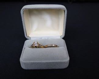 .6 ct Round brilliant diamond in 14k