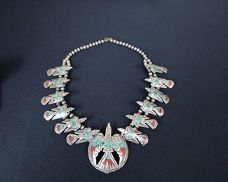 squash blossom sterling