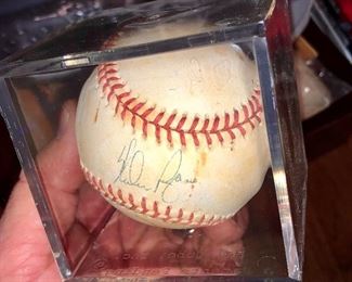 Nolan Ryan signed baseball
