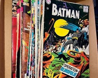 better comics individually priced: Batman, Hulk, Avengers, Captain America, She Hulk, etc