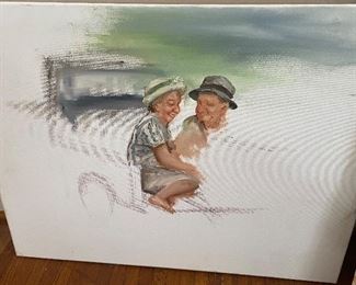 Original painting, unfinished 