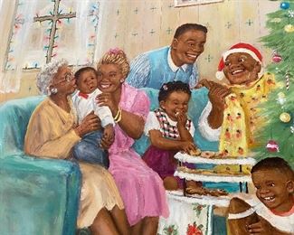 Original painting, close up