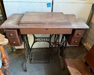 Singer sewing machine cabinet