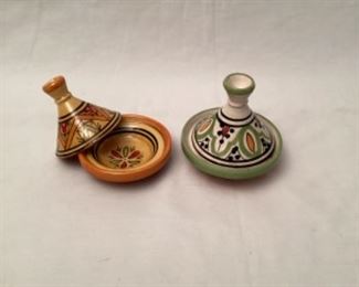 Miniature Moroccan tagines 