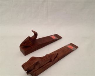 Wooden door stoppers