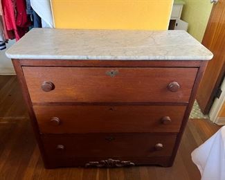 Marble top desk