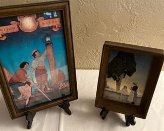 "Lonely Princess" Art Deco, and "The Lamplighter", by Maxfield Parrish