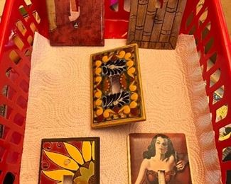 Vtg light switch plates