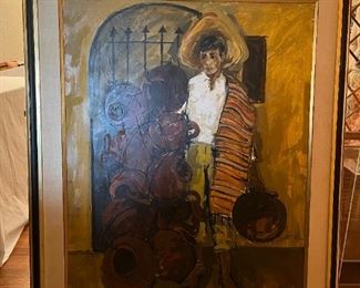 Framed original by Norton, 30 x 40