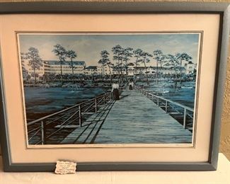 Ormond Hotel, 1904, "Era of Grandeur" 24 x 32, signed & numbered 314/750, O'Brian, 1988