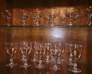 Crystal stemware