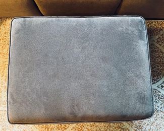 Dark gray ottoman