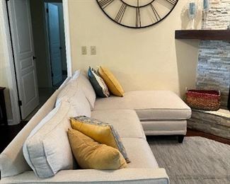 Chaise and love seat from Hudson Furniture