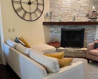 Chaise and love seat from Hudson Furniture