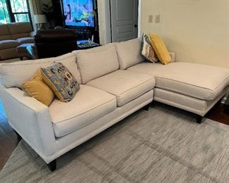 Chaise and love seat from Hudson Furniture