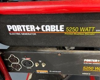 Porter Cable 5250 portable generator