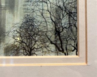 1999 Oriental Print, signed by Artist (signature in gold)