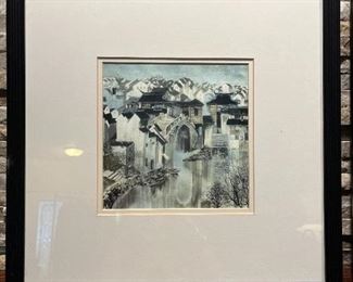 1999 Oriental Print, signed by Artist