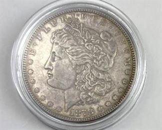 For your consideration is this 1878 - 8 Tail Feathers 1st Year Variation Morgan $