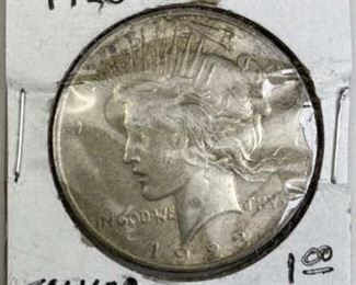 For your consideration is this 1923 Peace Silver Dollar, U.S. $1 Coin