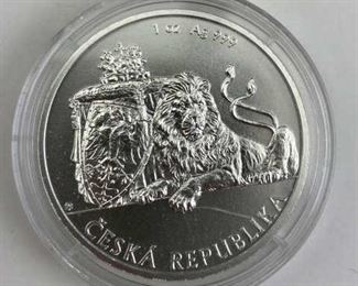 For your consideration is this 2018 Niue 1oz Silver Lion