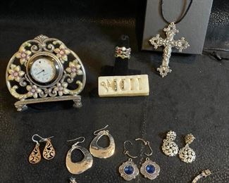 Brighton Clock and Costume Jewelry