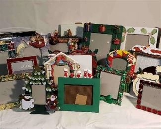 Christmas Picture Frame Lot
