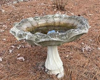 Concrete Bird Bath