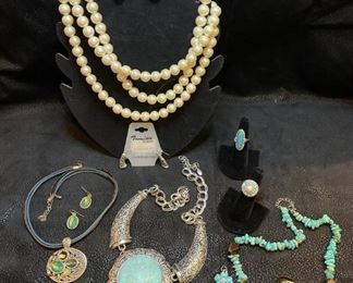 Costume Jewelry in Blues