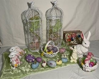 Easter Eggs and Pretty Bird Cages