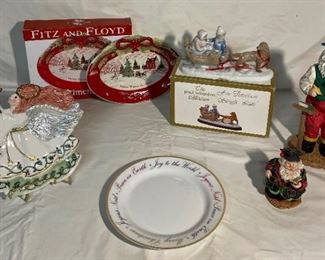 Fitz and Floyd Plate, Paul Sebastian Decor, and More
