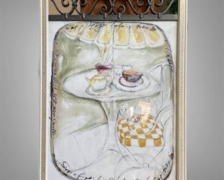 Framed Kitchen or Dining Room Picture