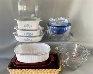 Glass CorningWare Bowl Lot