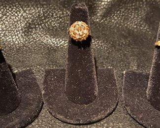 Jewelry Gold Diamonds Stones Removed