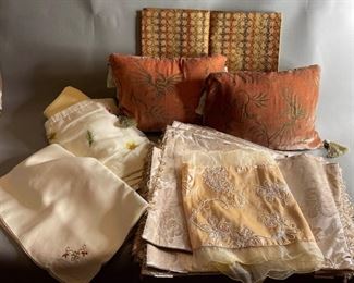 Linens for Dining and Fine Pillows