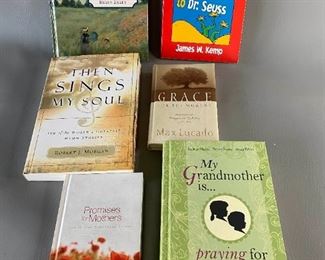 Six Christian Hard Back Inspirational Books