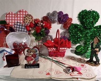 Valentines and St. Patricks Day Decor